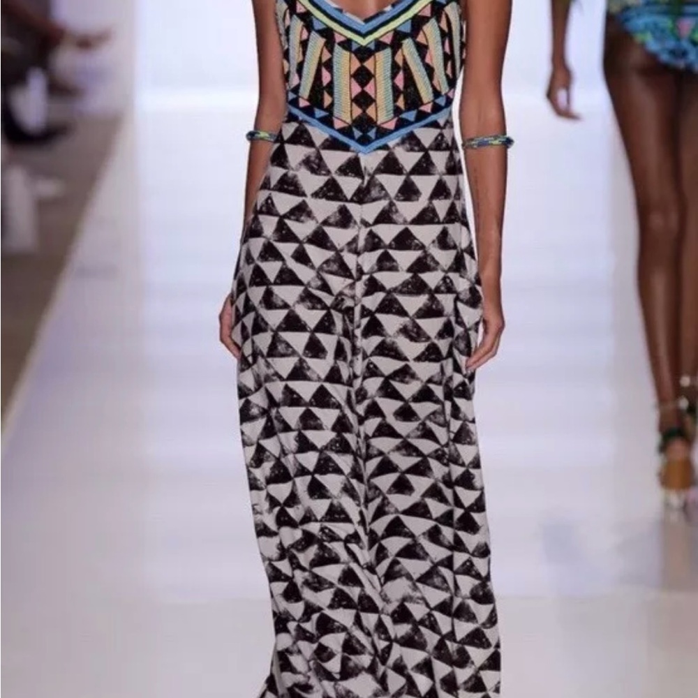 Mara Hoffman beaded detail, flowy Maxi Dress with pockets